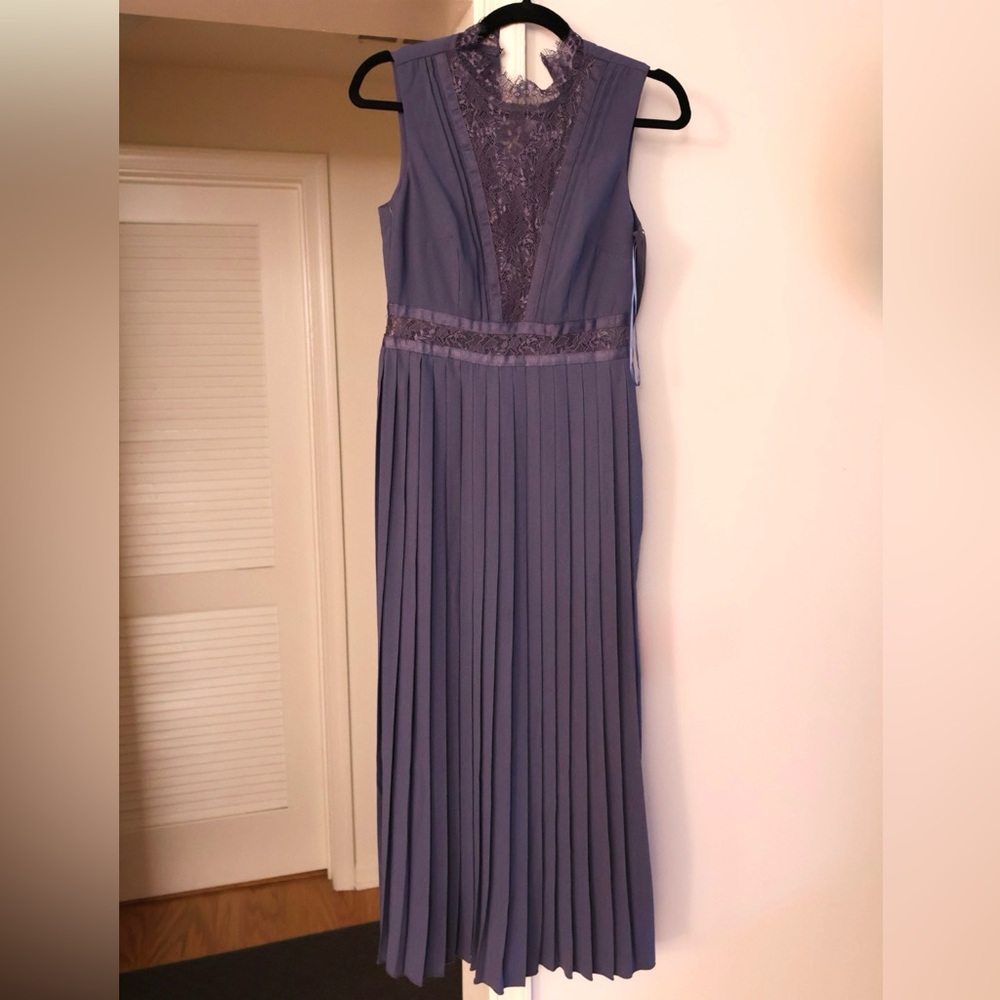 Periwinkle Lacefront Maxi Dress size 4
